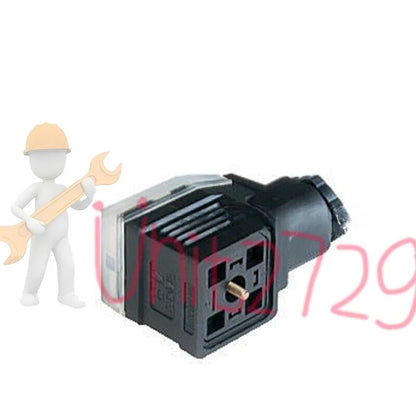 2PCS Solenoid Valve Sensor Connector Plug Connector B12 GDME #un