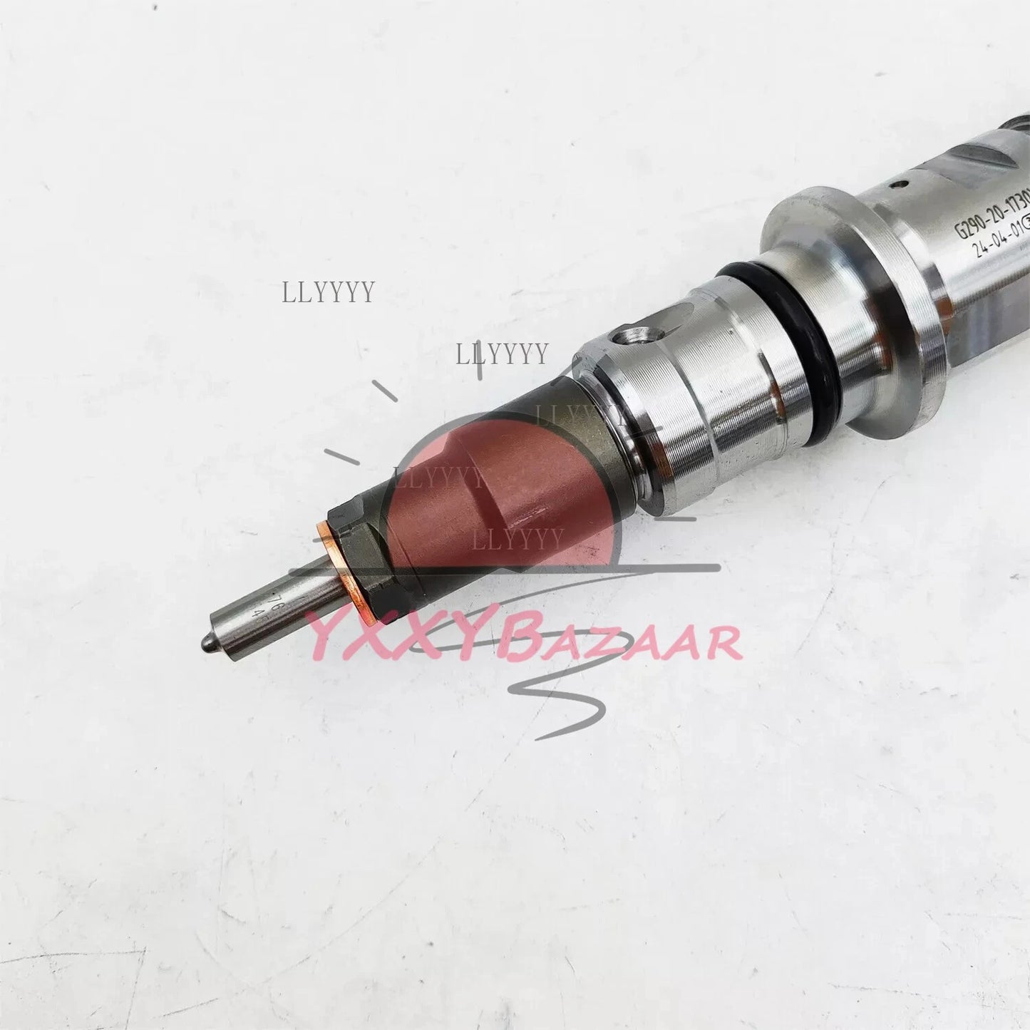 6X Diesel Fuel Injector W/Tubes 0445120050 For Bosch Dodge Ram 2500/3500 6.7L