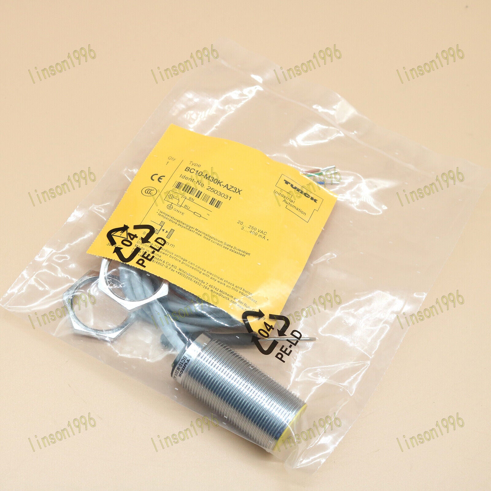 Turck Proximity Switches Sensor BC10-M30K-AZ3X - TURCK