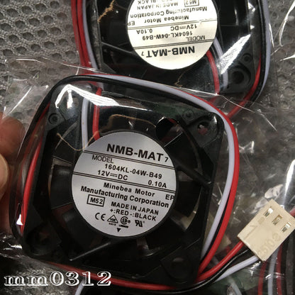 NMB-MAT 1604KL-04W-B49 4010 4CM 12V 0.1A 40*40*10mm Power Supply Fan CPU Fan