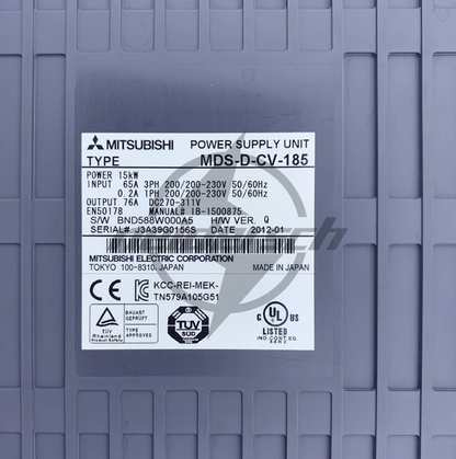 Mitsubishi ONE MDSD2CV185 Used Power Supply - MITSUBISHI