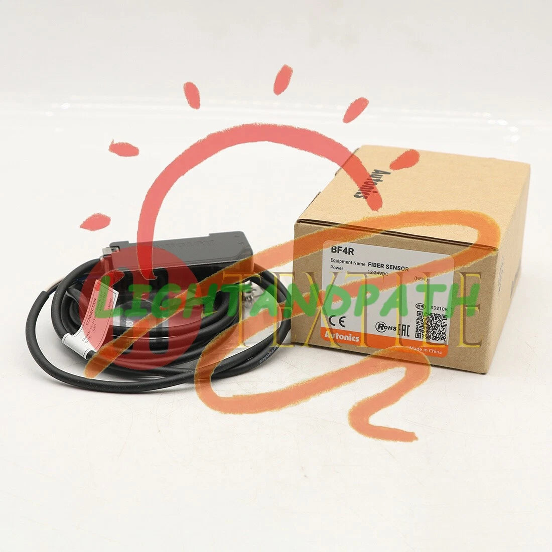 1PCS Autonics BF4R Fiber Optic Sensors NPN