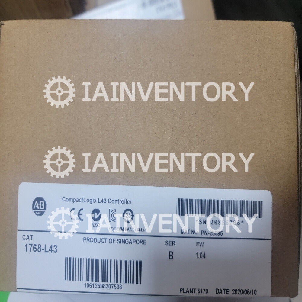 Allen Bradley 1768-L43 Fast 1-Year Product - ALLEN BRADLEY