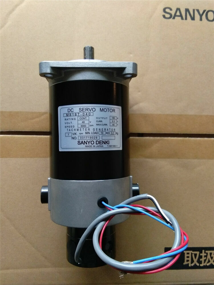 new   SANYO M818T-040 DENKI SERVO MOTOR M818T040 PING