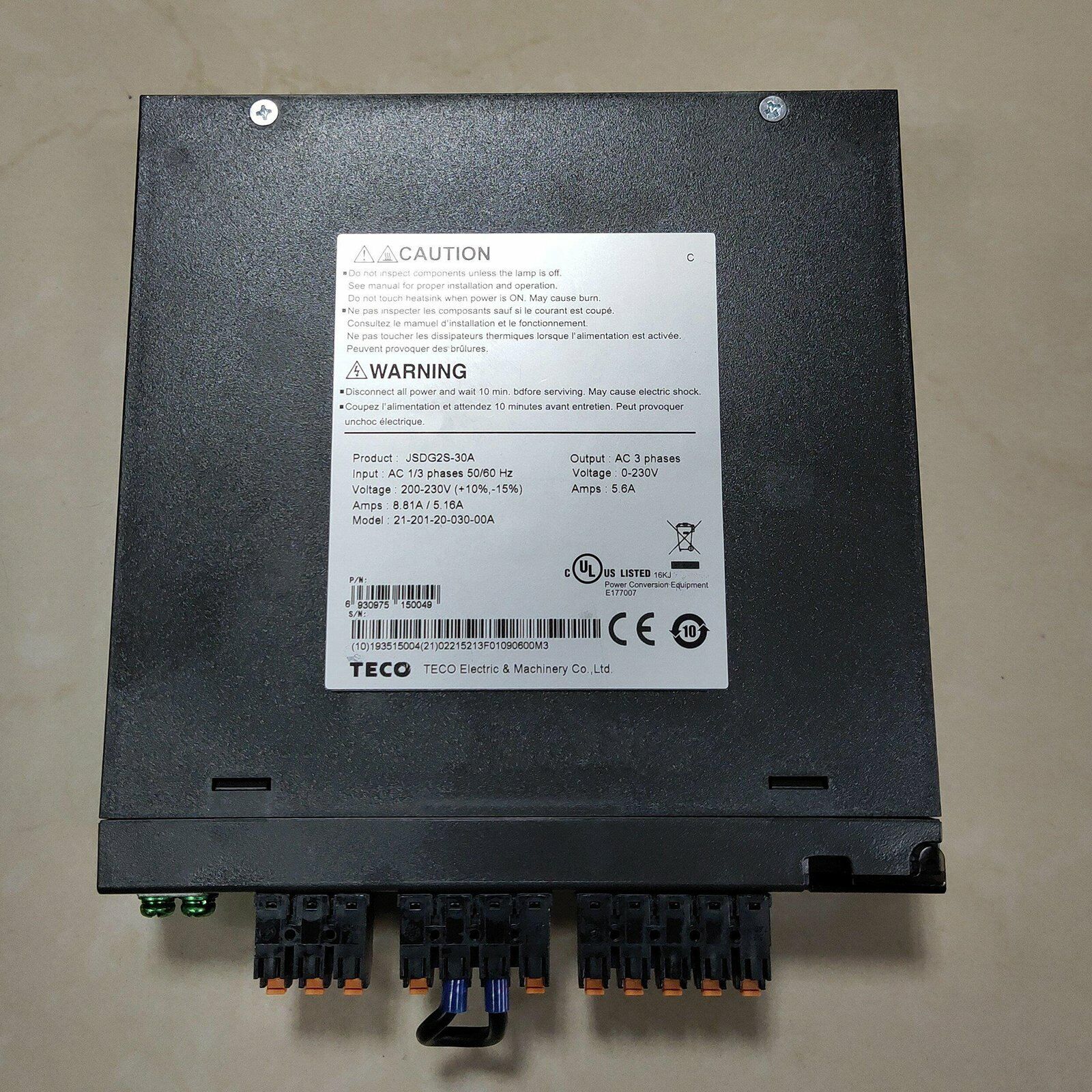 new 1PC  Applicable For TECO servo drive JSDG2S-30A