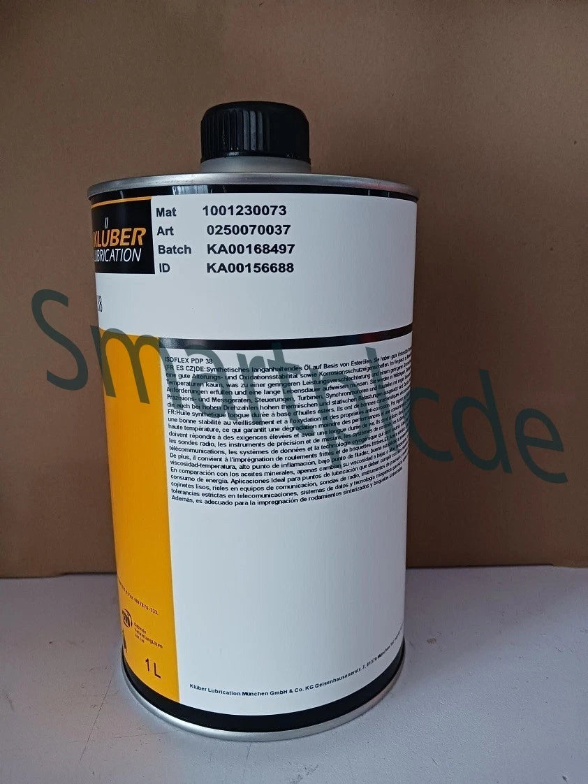 KLUBER Lubrication ISOFLEX PDP 38 Synthetic Oil 1L ( 1000cc ) Free ship