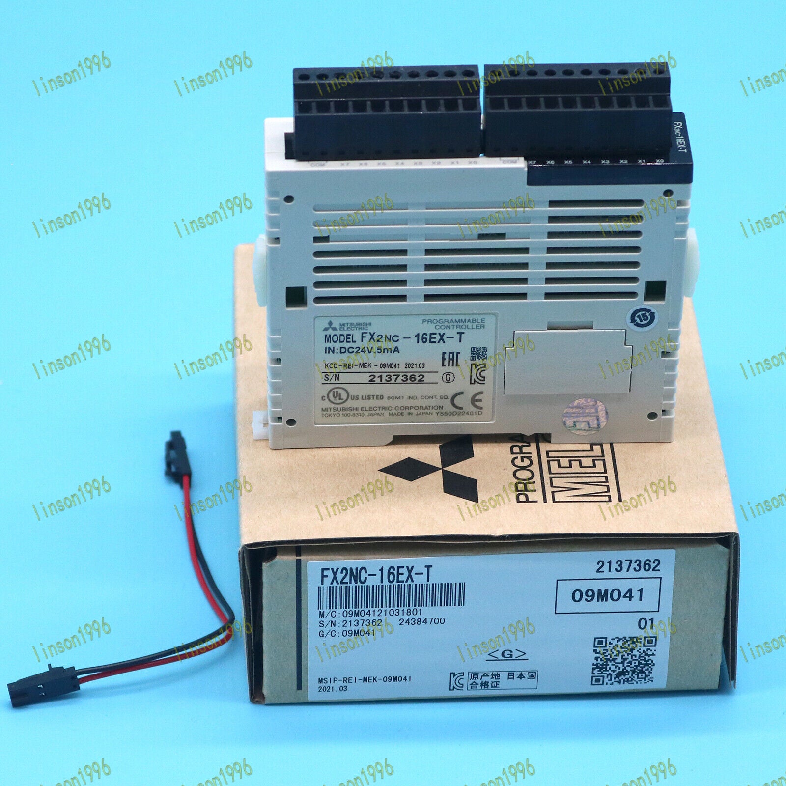 1pc Mitsubishi FX2NC-16EX-T Programmable Logic Controller Module – Ship - MITSUBISHI
