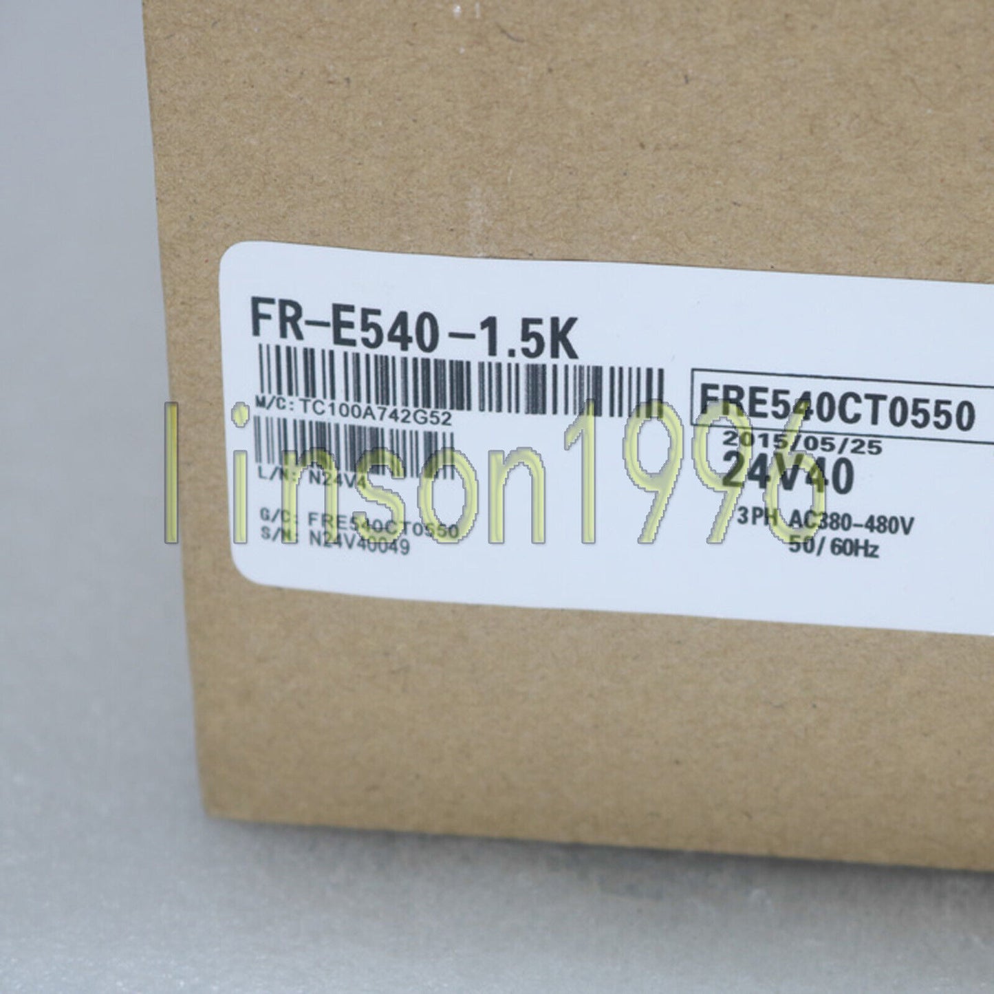 Mitsubishi FR-E540-1.5K 380V 1.5KW One year - MITSUBISHI