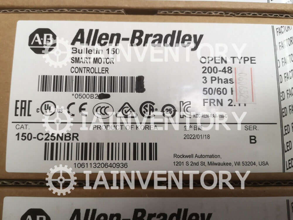 Allen-Bradley 150-C25NBR Fast - Industrial Component - ALLEN-BRADLEY