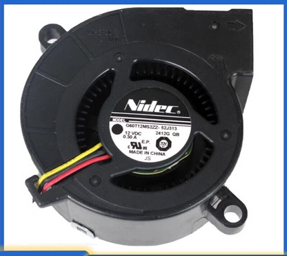 NIDEC G60T12MS2ZZ-52J313 12V 0.3A 6025 6cm Turbo Projector Cooling Fan