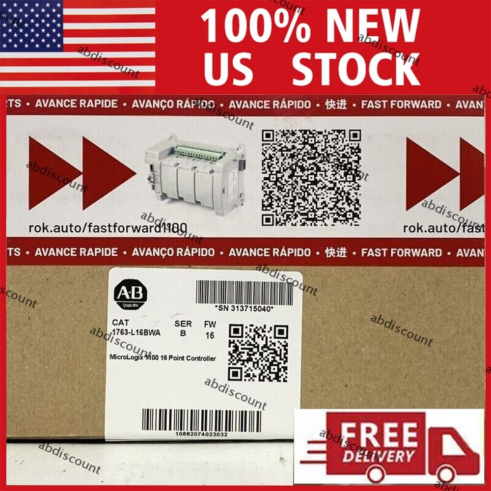 Factory Sealed New Original 1763-L16BWA MicroLogix 1100 16 Point Controller model: 1763-L16BWA MicroLogix 1100 16 Point Controller - MICROLOGIX