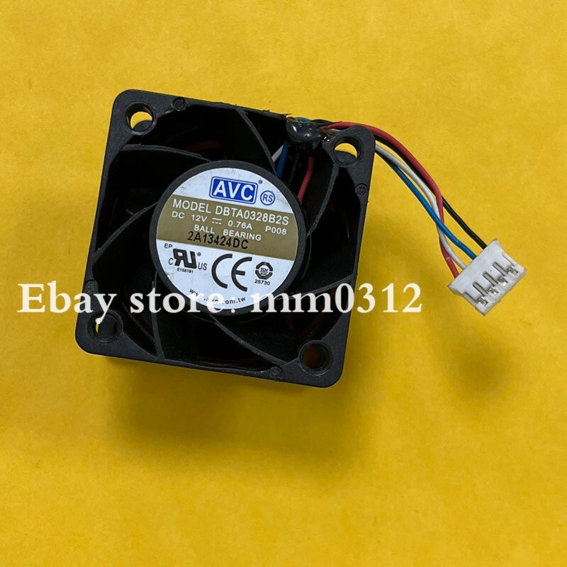 1pcs AVC DBTA0328B2S 4CM 4032 12V 0.76A double ball type violent cooling fan