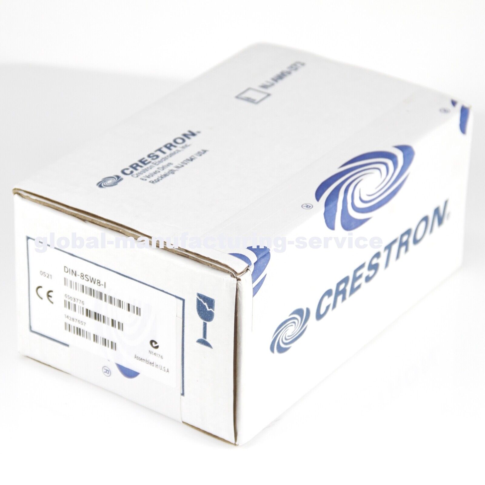 new Crestron DIN-8SW8-I DIN Rail High-Voltage Switch with Digital Inputs - KOEED