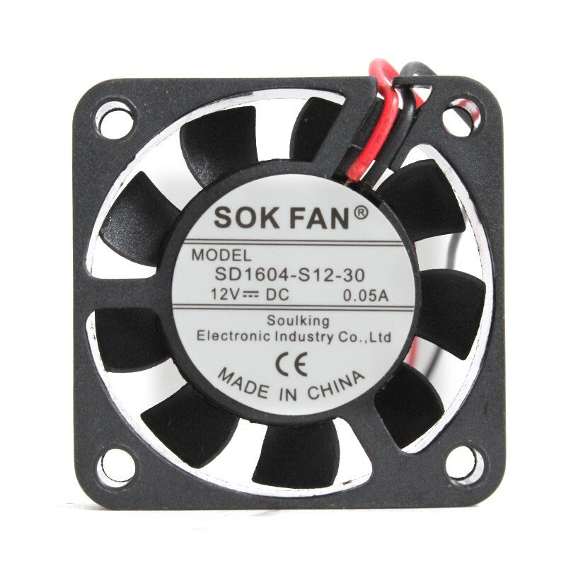 SOKFAN SD1604-S12-30 4010 12V 0.05A 4cm 2-wire DC switch inverter fan