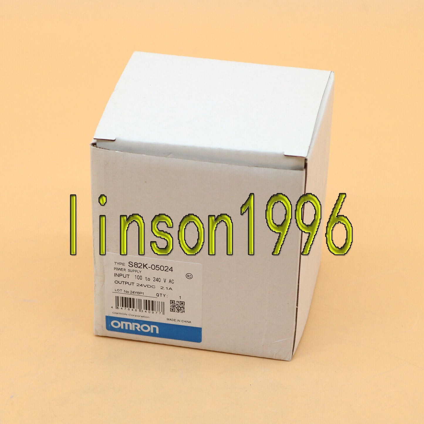Omron S82K-05024 Switching Power Supply 24VDC - OMRON