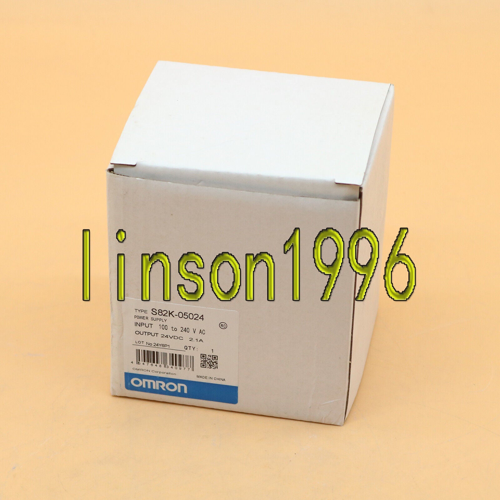 Omron S82K-05024 Switching Power Supply 24VDC - OMRON