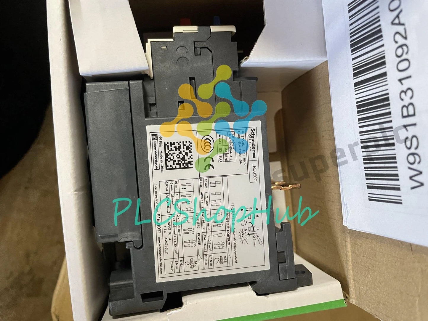 1PC Schneider Thermal overload relay LRD350C 37-50A free shipping