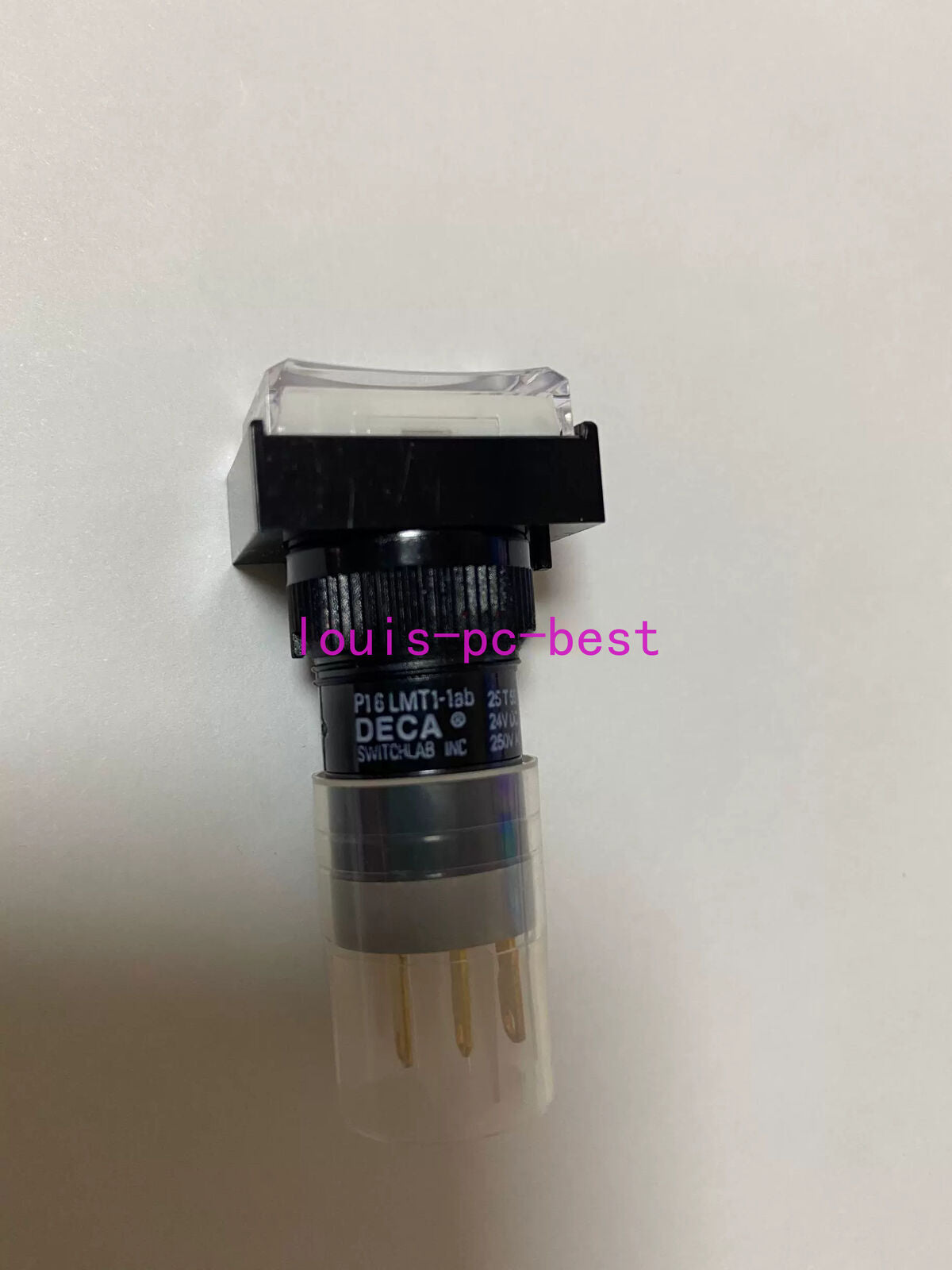 2PCS  FOR DECA push button switch P16LMT1-1AB White