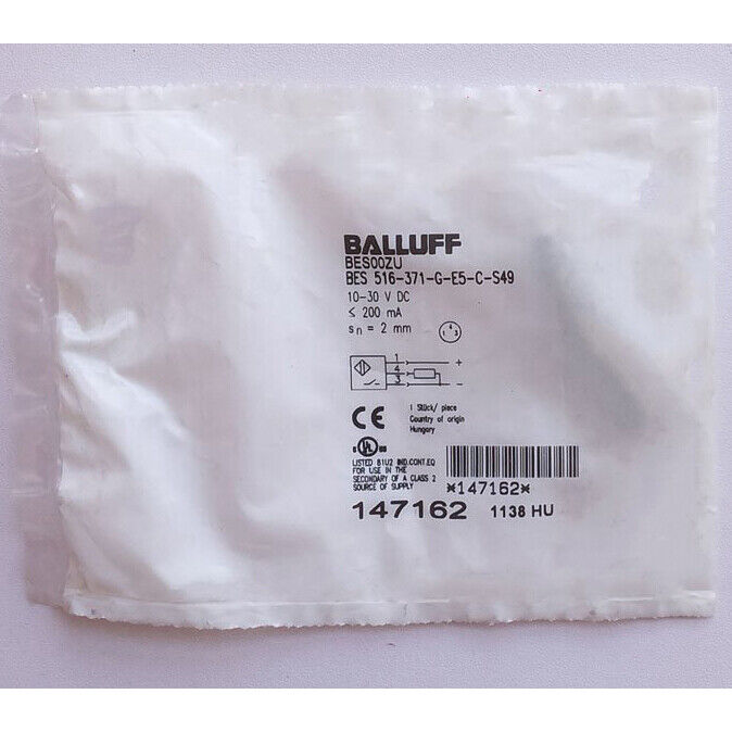 1PC BALLUFF Proximity Switch 516-371-G-E5-C-S49 for SPOT STOCKS - BALLUFF