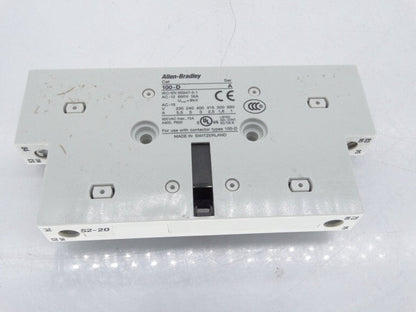 Allen Bradley 100-DS2-20 A Contact Block - ALLEN BRADLEY
