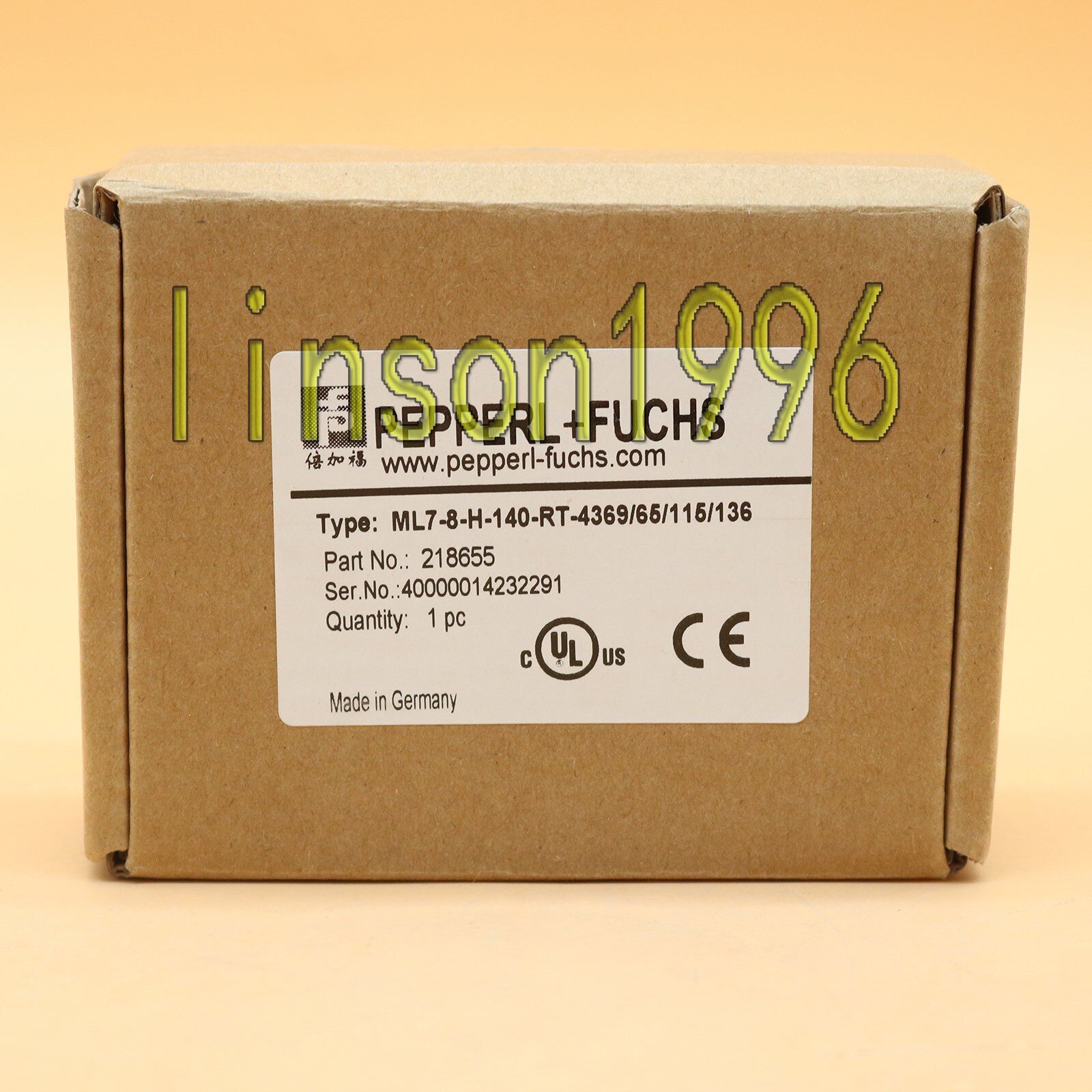 One Pepperl+Fuchs ML7-8-H-140-RT-4369/65/115/136 Sensor Fast Ship - PEPPERL+FUCHS