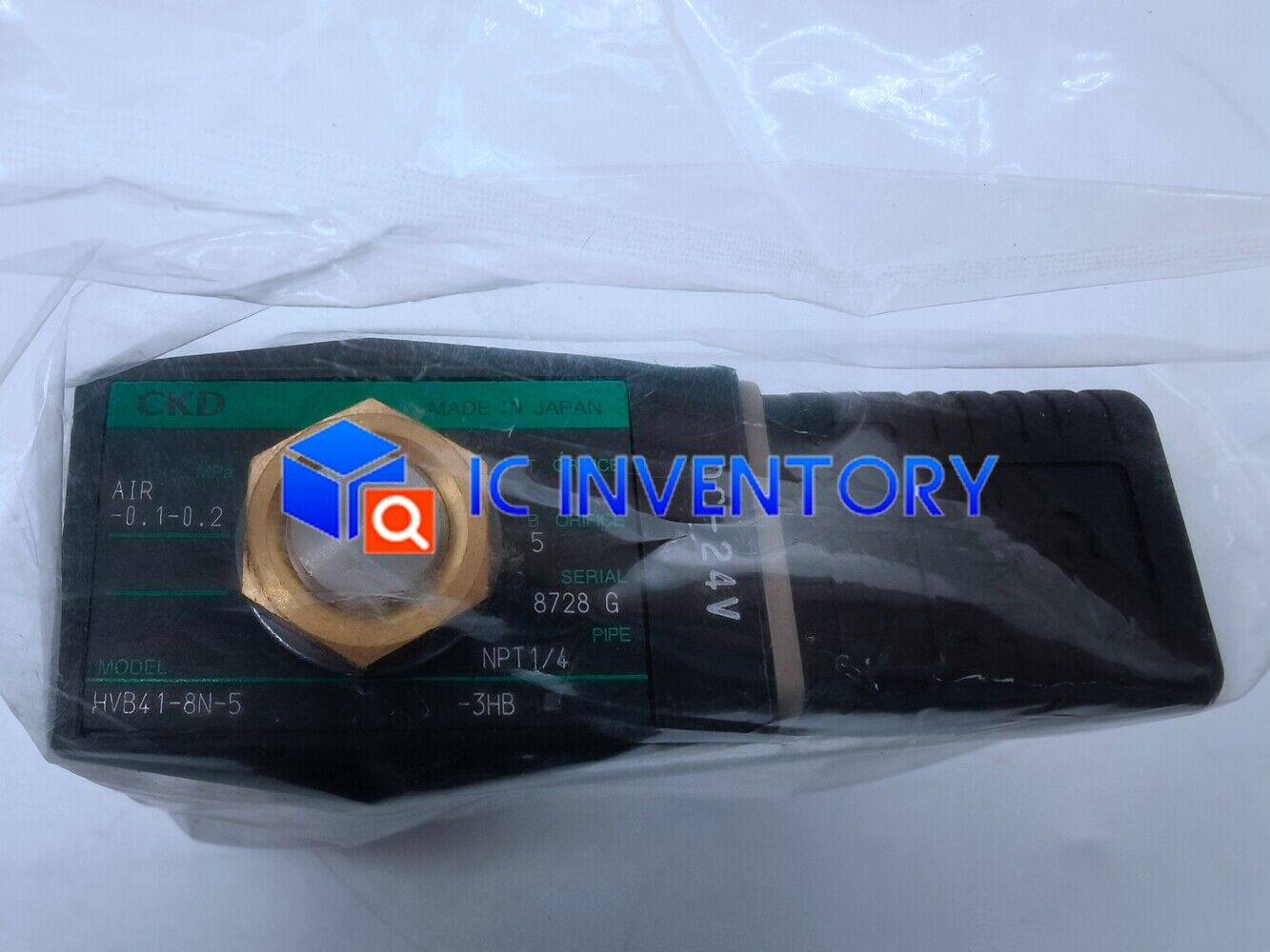 new 1PCS CKD Solenoid Valve HVB41-8N-5-DC24V - VENDOR NAME