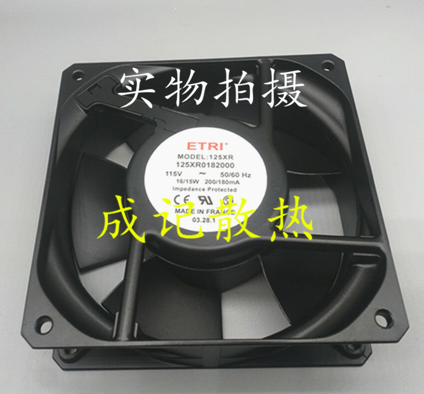 1pcs ETRI 125XR0182000 115V 120*120*38mm fan