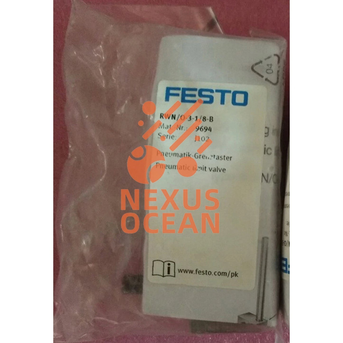 ONE FESTO RWN/O-3-1/8-B 9694 Limit valve Fast Ship #YP1