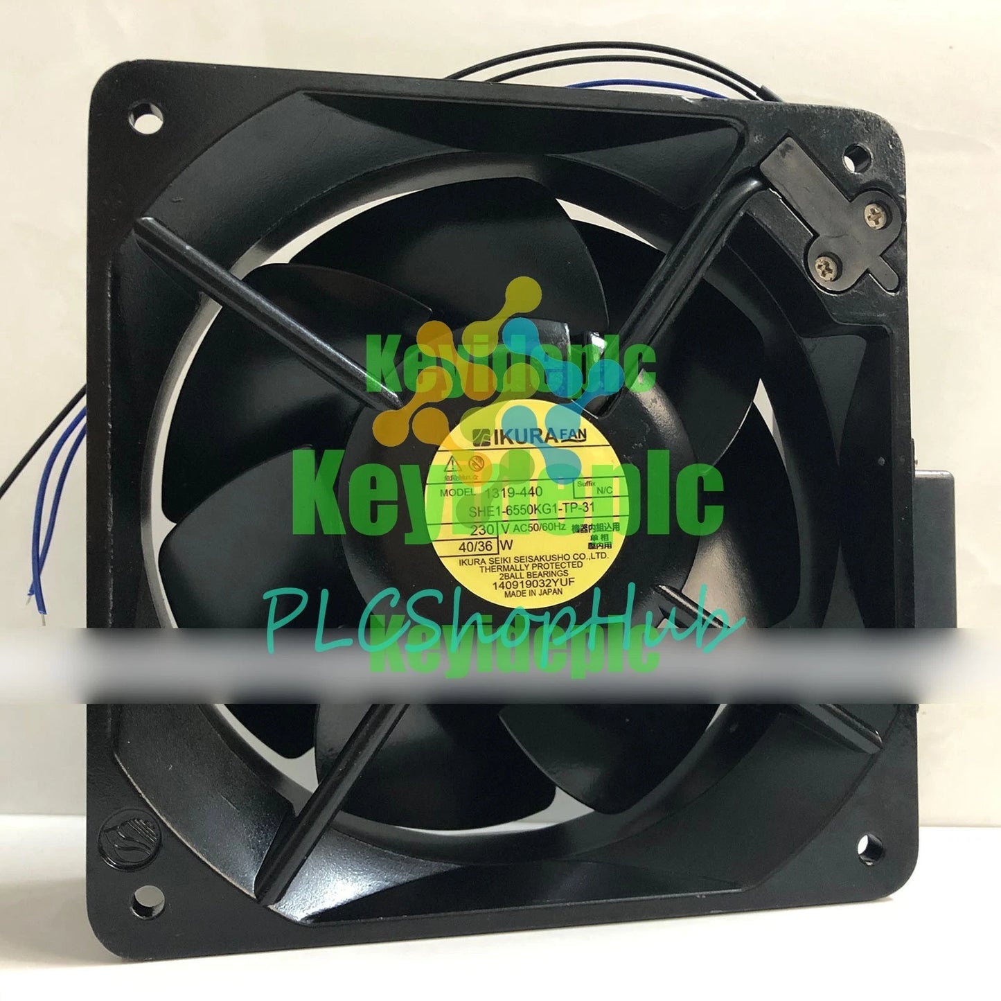 IKURA 1319-440 SHE1-6550KG1-TP-31 high temperature fan with sensor