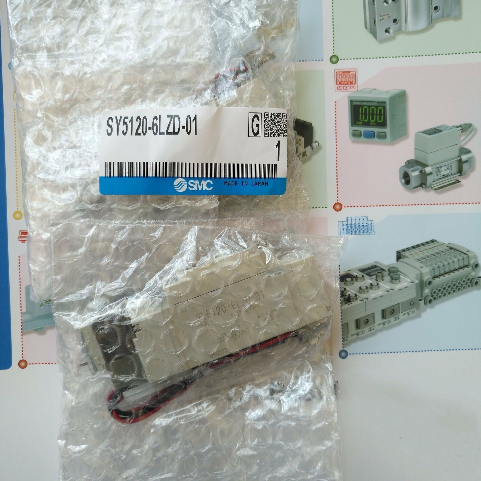 New SMC SY5120-6LZD-01 Solenoid Valve in Box - SMC