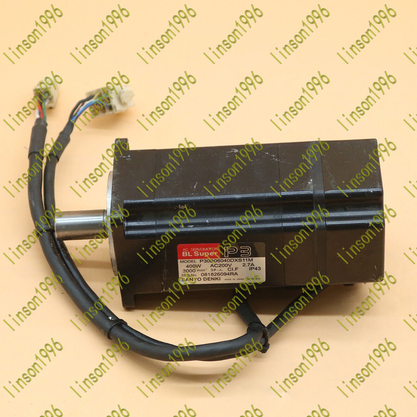 Used 1PC SANYO P30B06040DXS11M Servo Motor - SANYO
