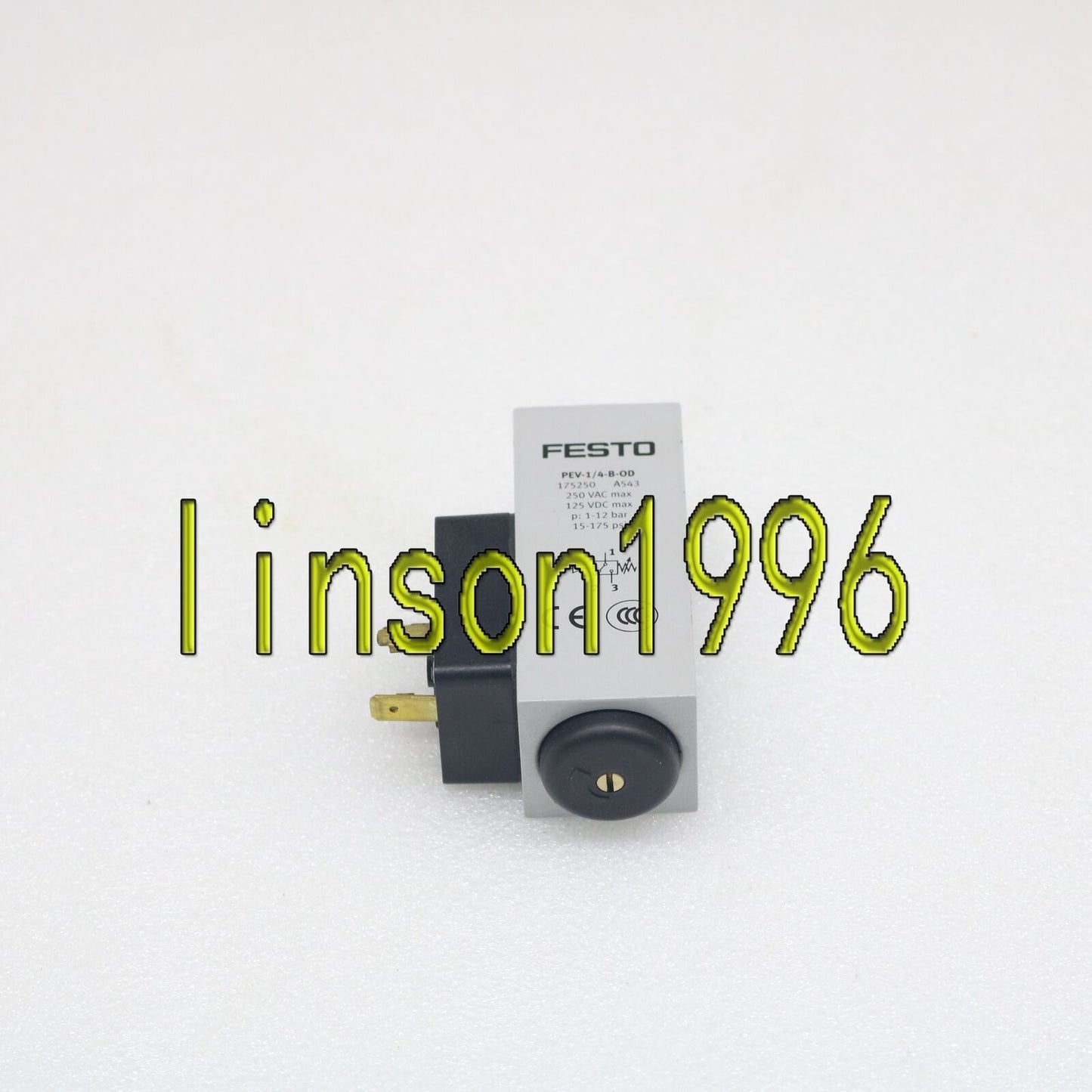 new 1pc festo pev-1/4-b-od 175250 pressure switch - FESTO