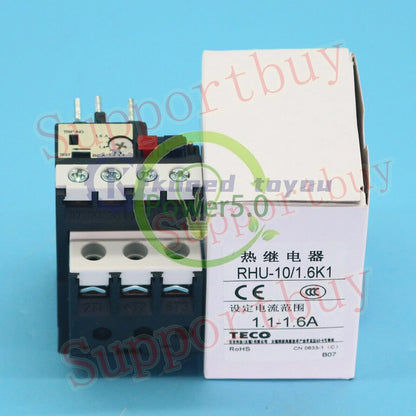 RHU-10/1.6K1 1.1-1.6A For TECO Thermal Overload Relay Free Shipping~
