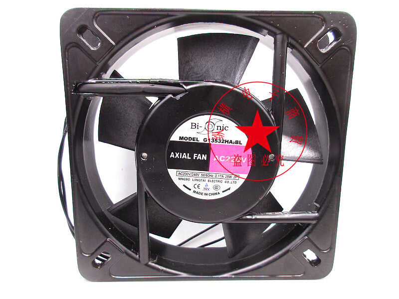 G13532HA2BL AC110/380V 13.5cm Cabinet Cooling Fan