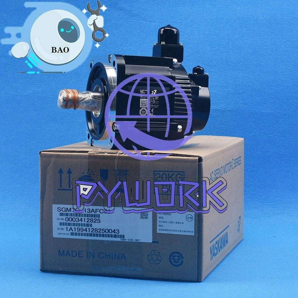 1PCS Yaskawa Servo Motor SGM7G-13AFC61