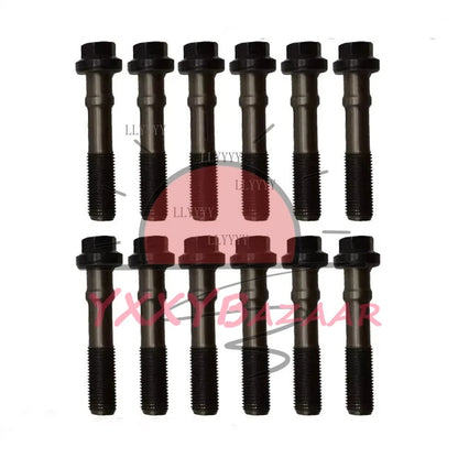 12PCS Connecting Rod Bolts 3900919 Fit For Cummins Dodge 5.9L 1989-2002