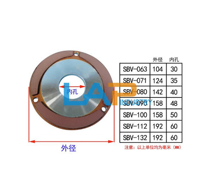 QTY:1 For TECO motor brake pad SBV electromagnetic brake SBV-063 SBV-132