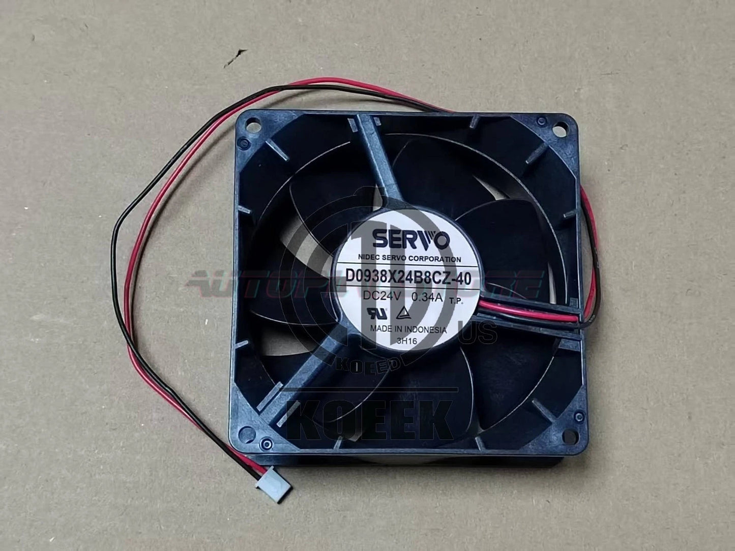 SERVO D0938X24B8CZ-40 DC 24V 0.34A 8.16W 9038 9CM 90mm Equipment fan