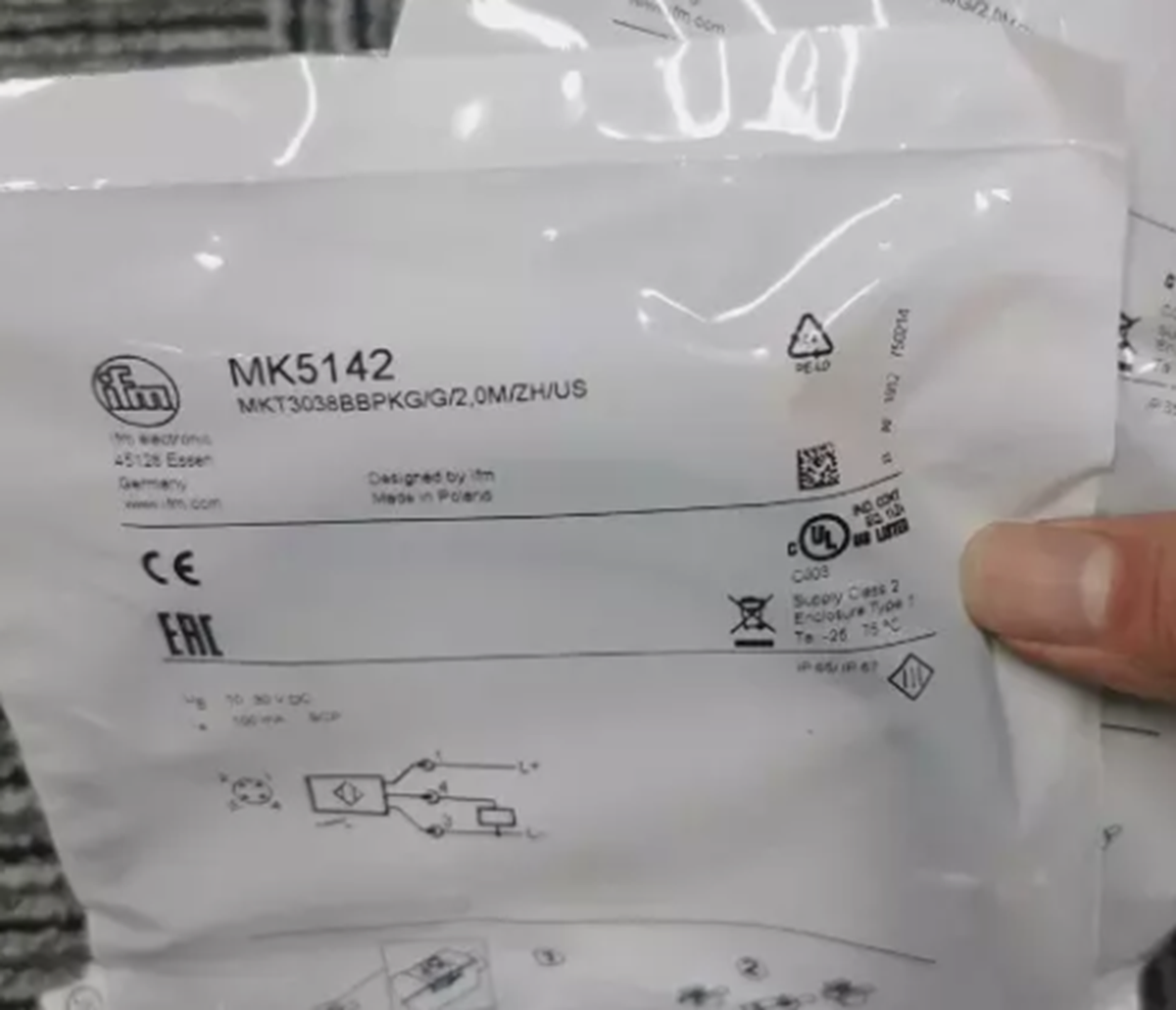 new IFM MK5142 Cylinder Sensor - IFM