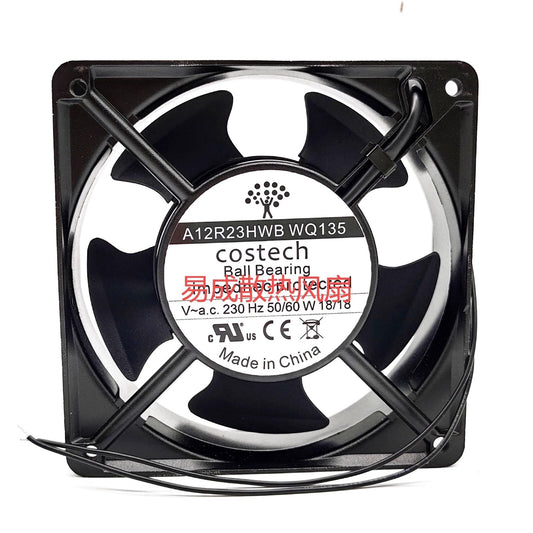 Costech A12R23HWB WQ135 230V 18W 12038 12CM Inverter Cooling Fan