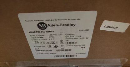 Allen Bradley Kinetex 350 Servo Driver 2097-V34PR6-LM NEW IN BOX - ALLEN BRADLEY