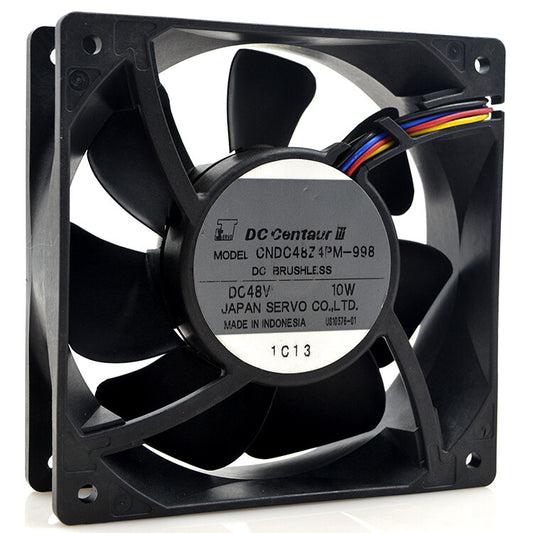 1pcs  SERVO CNDC48Z4PM-998 12038 48V 10W 12CM 4-wire Inverter cooling fan