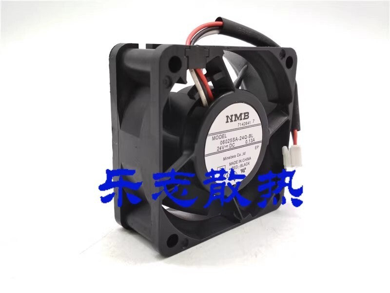NMB 06025SA-24Q-BL 6025 DC24V 0.13A 6CM 3-Pin Inverter Cooling Fan