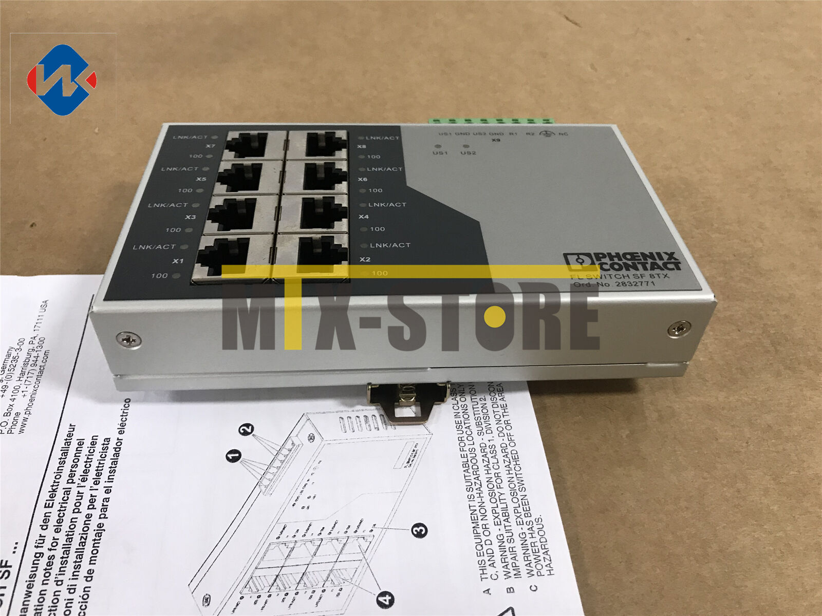 new 1PCS  IN BOX PHOENIX SWITCH FL SWITCH SF 8TX 2832771