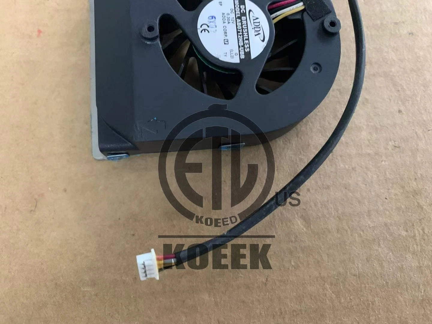 1pcs ADDA AB0712HB-UBB DC12V 0.30A 4-wire double ball cooling fan 4pin