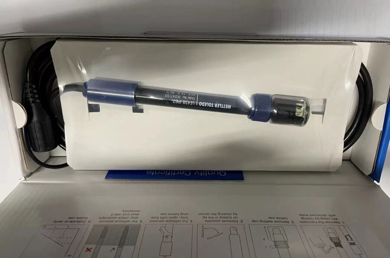 new 1PCS Mettler Toledo PH electrode LE438 for PH meter FE20 FE28 LE438IP67#YC - METTLER TOLEDO