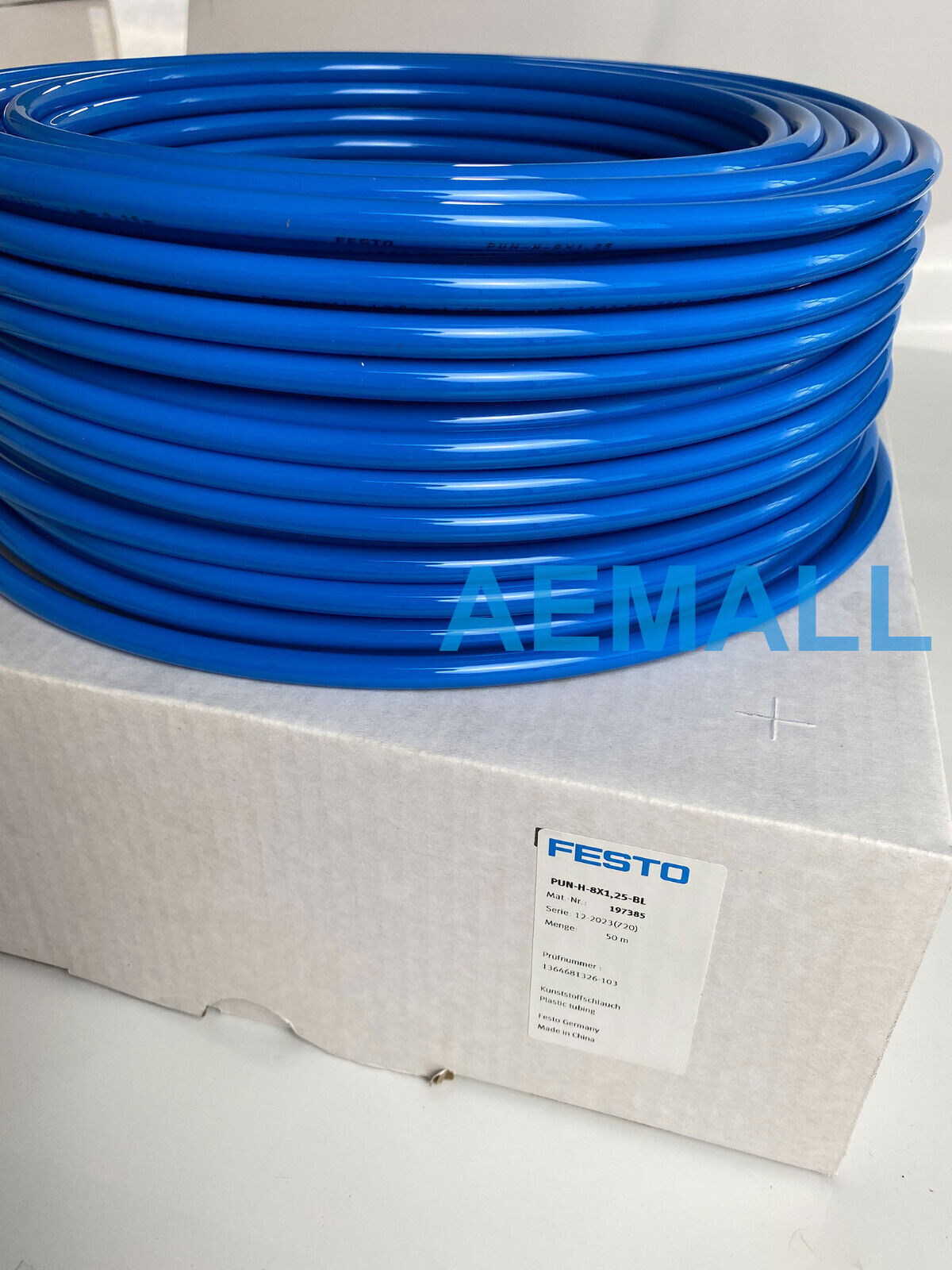 Festo PUN-H-8X1,25-BL 197385 Plastic Tubing (50meters/164 ft)