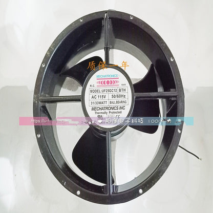 new 1 pcs  MECHATRONICS Fan UF25GC12 BTH   AC115V  25489  25.4CM  cooling fan