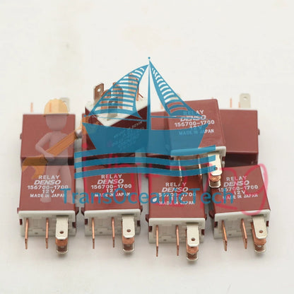 10Pcs DENSO 156700-1700 Automotive Relay 12VDC 5Pin