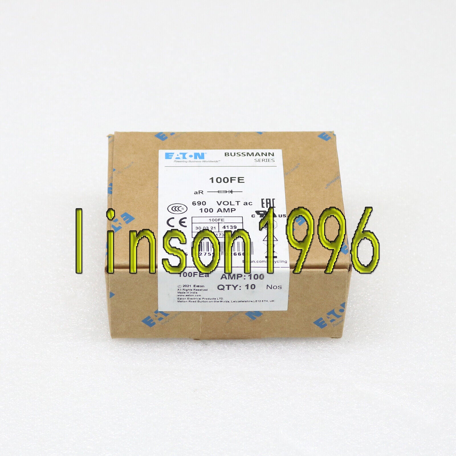 10PCS 100A Eaton Fuse Bussmann 690V - BUSSMANN
